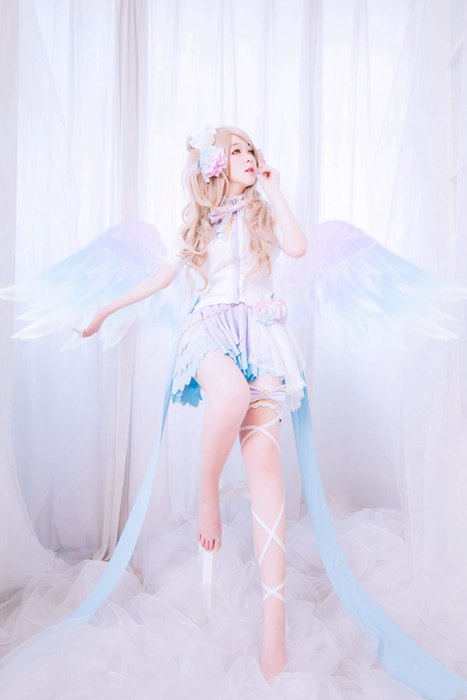 [国内Cosplay]ID0016 [CosPlay] 2015.08 No.116 狐玖-Iris Love live南小鸟白色情人节觉醒 [10P8M]