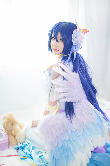 [国内Cosplay]ID0134 [CosPlay] 2015.10 No.234 Love Live!园田海未白色情人节 [18P136M]