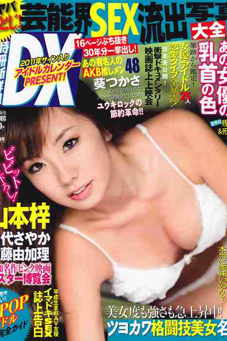 [日本写真杂志]ID0037 [DX Magazine] 2010.12 Azusa Yamamoto 山本梓 [28P16MB]--性感提示：浪荡撅臀漏胸胸部饱满双手遮胸满眼欲望